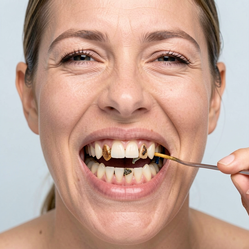 Toothache Reasons: Food Stuck Between Teeth